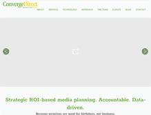 Tablet Screenshot of convergedirect.com